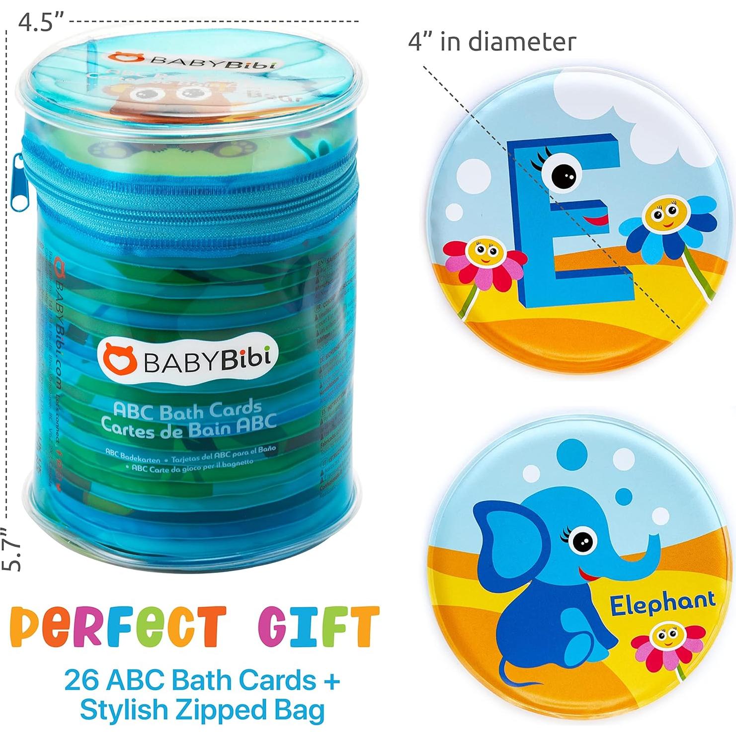 Tarjetas de Flash BabyBibi para Baño - Alfabeto y Animales