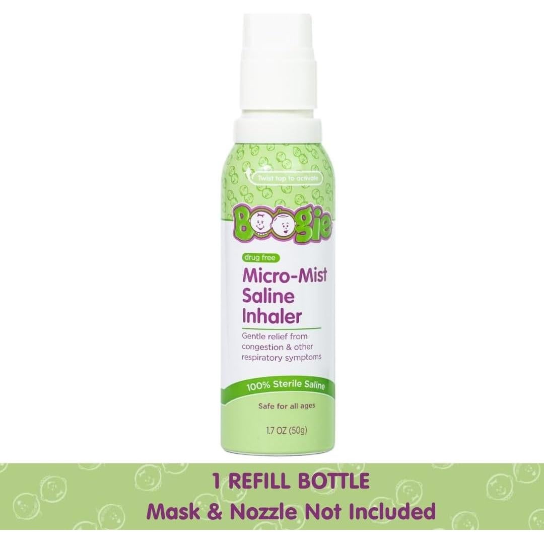 Inhalador Salino Boogie Micro-Mist 48 g - Alivio Congestión Nasal