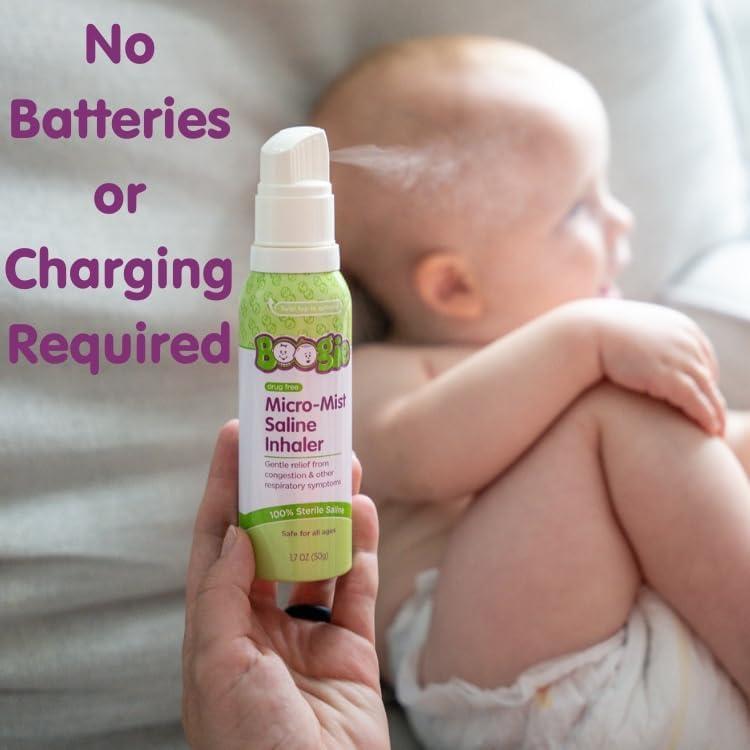 Inhalador Salino Boogie Micro-Mist 48 g - Alivio Congestión Nasal