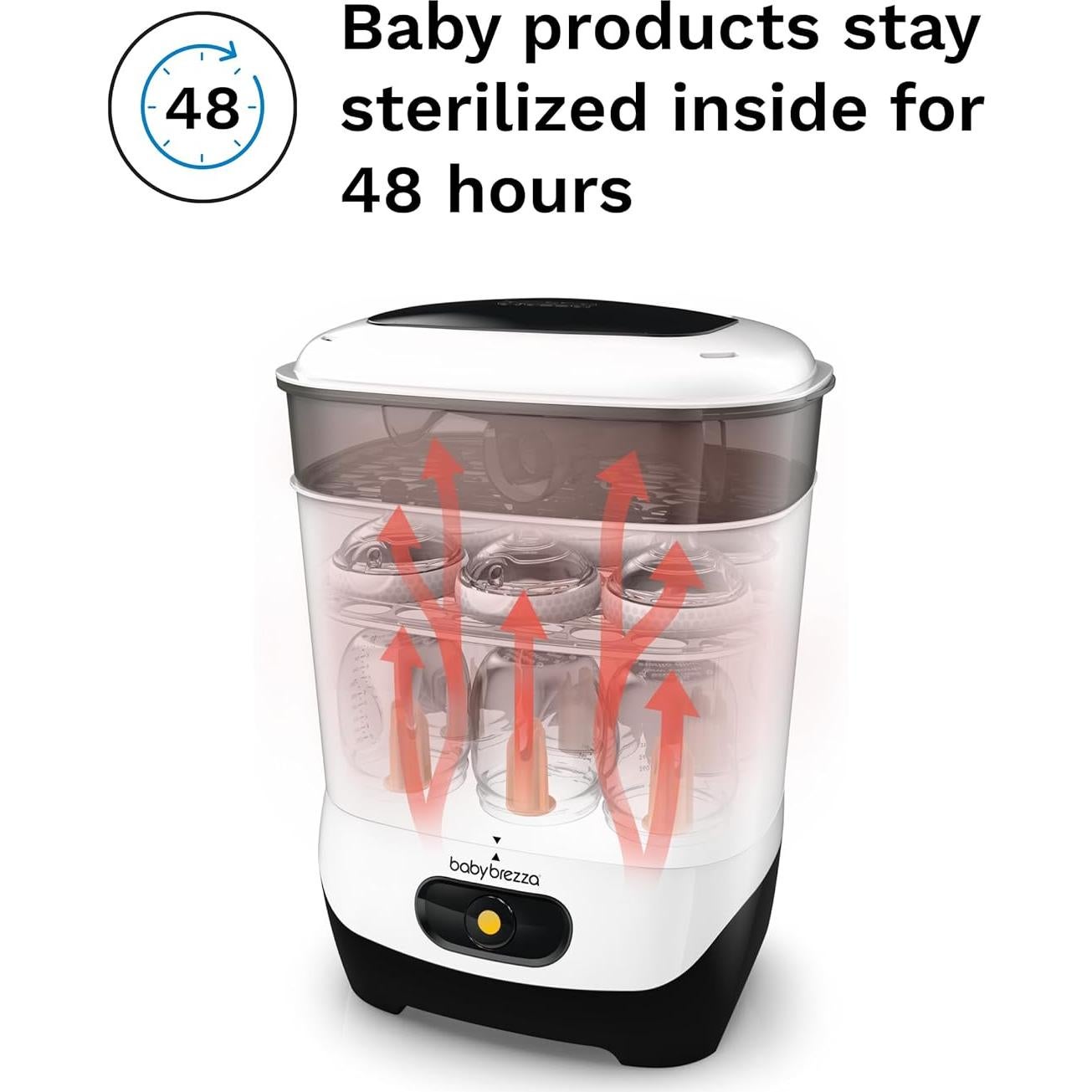 Esterilizador Eléctrico Baby Brezza 4 en 1 para Biberones