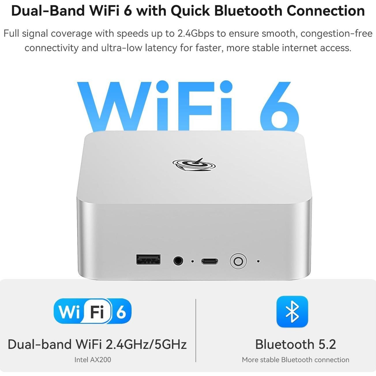 Mini PC Beelink EQi13 Pro i5-13500H 32GB 500GB SSD 4K