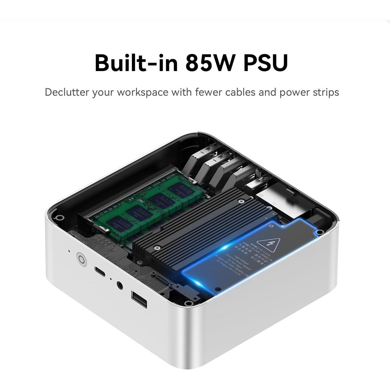 Mini PC Beelink EQi13 Pro i5-13500H 32GB 500GB SSD 4K