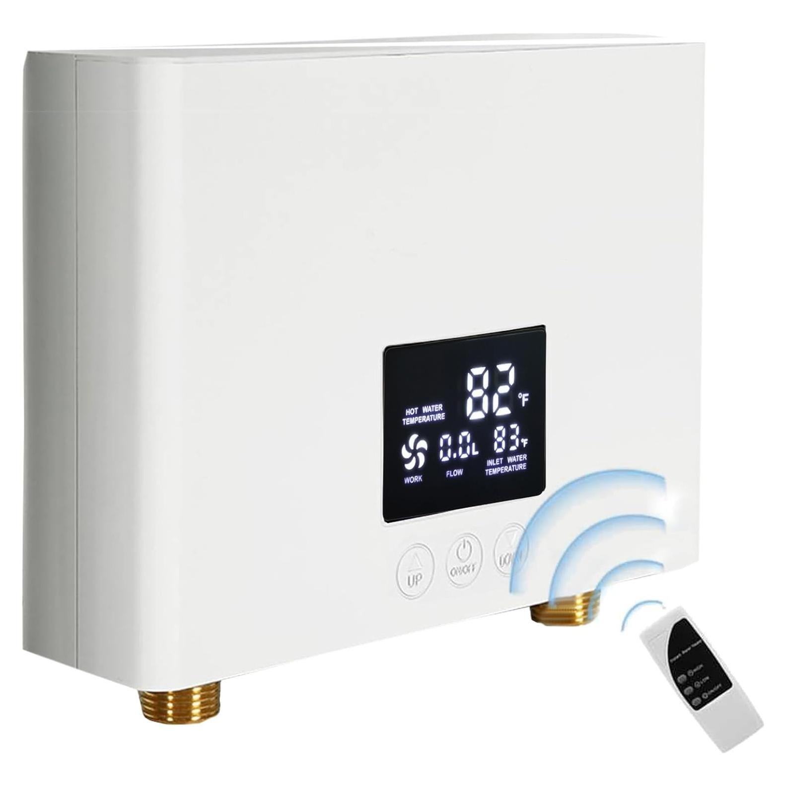 Calentador de Agua Eléctrico Sin Tanque Daordaer 3000W Blanco