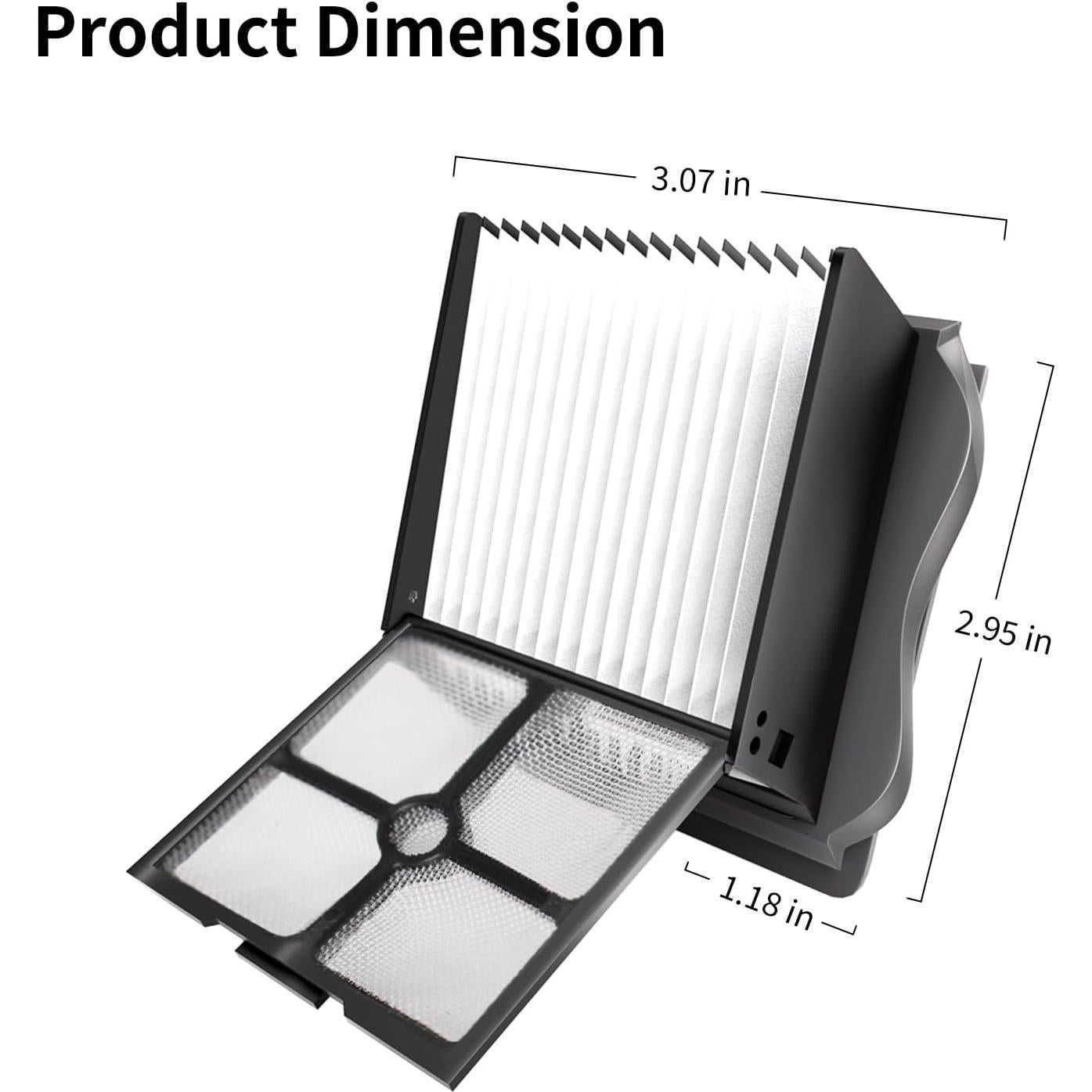 Filtros de Reemplazo HEPA Keluke para Tineco iFloor 3 y S5 - Paquete de 4