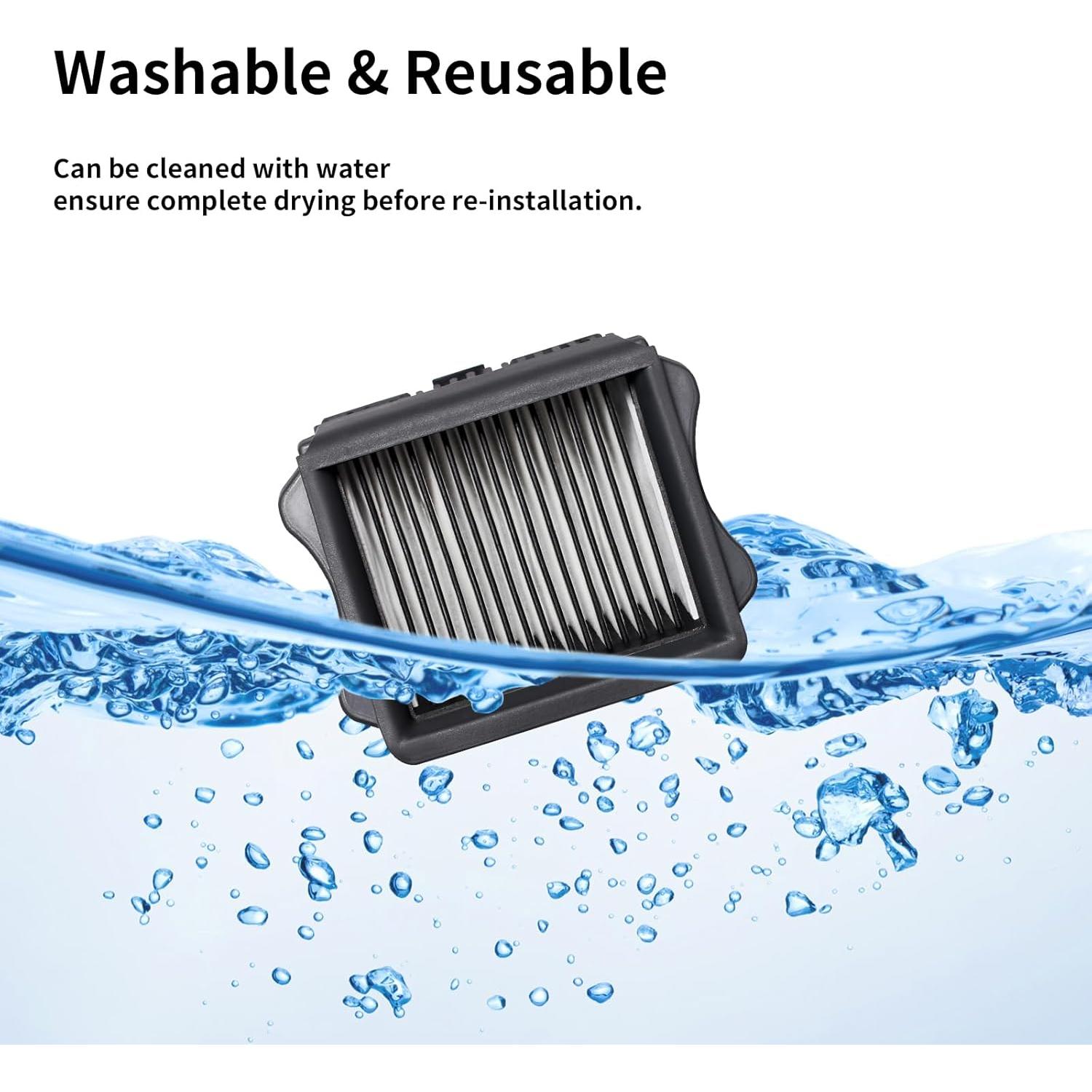 Filtros de Reemplazo HEPA Keluke para Tineco iFloor 3 y S5 - Paquete de 4