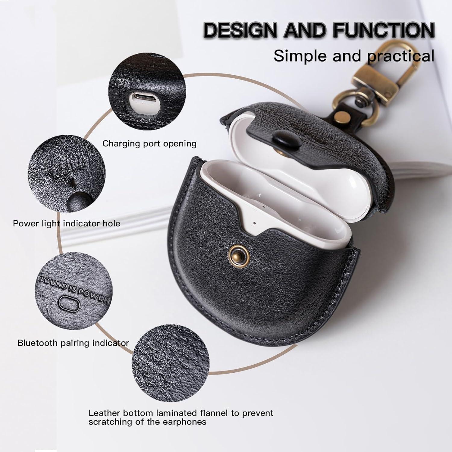 Funda Protectora de Cuero Tuskd Land para Bose QuietComfort II y Ultra