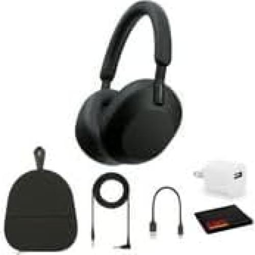 Auriculares Inalámbricos Sony WH-1000XM5 Negro, 30h ANC