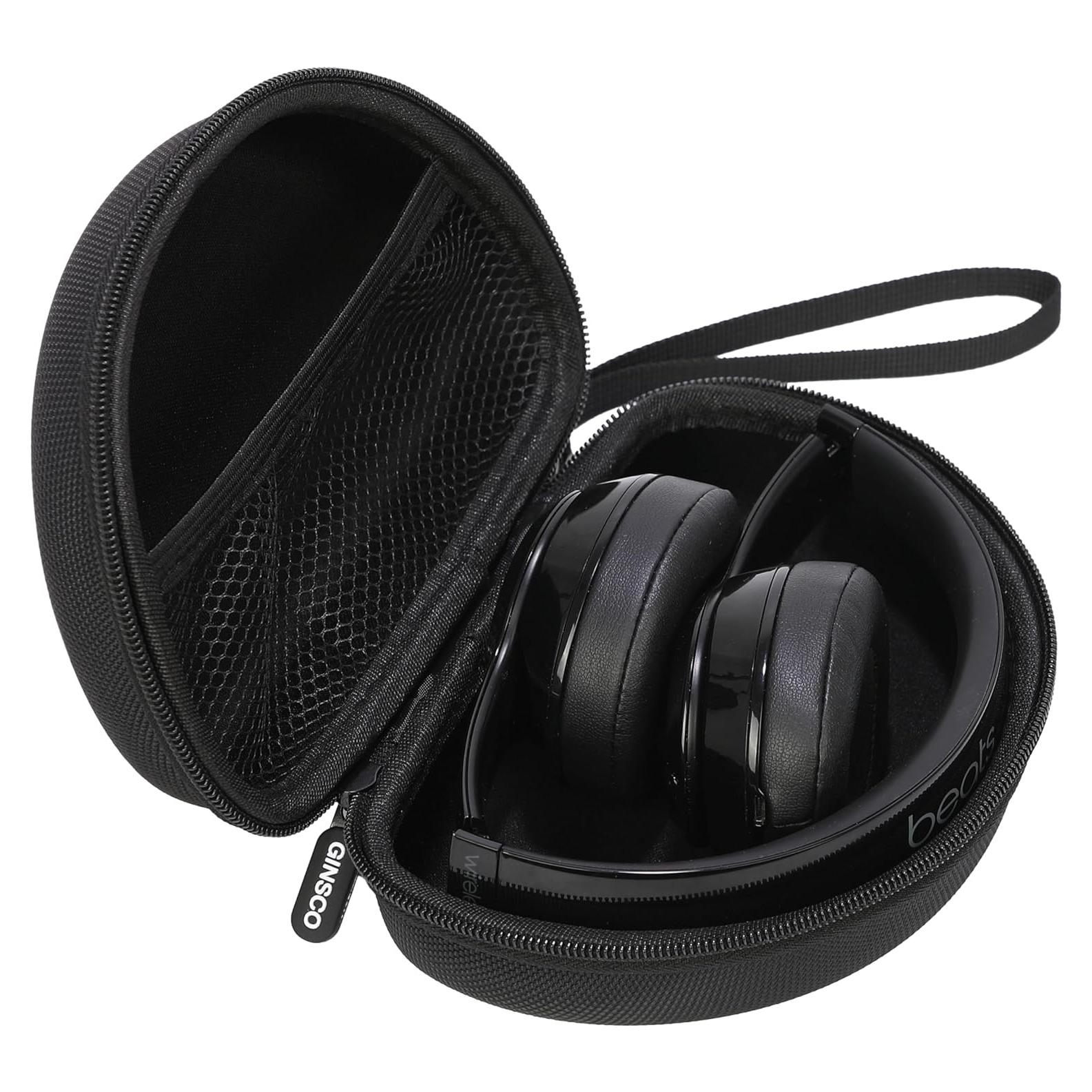 Funda Dura Ginsco para Auriculares Beats Solo 2/3/4 - Negro