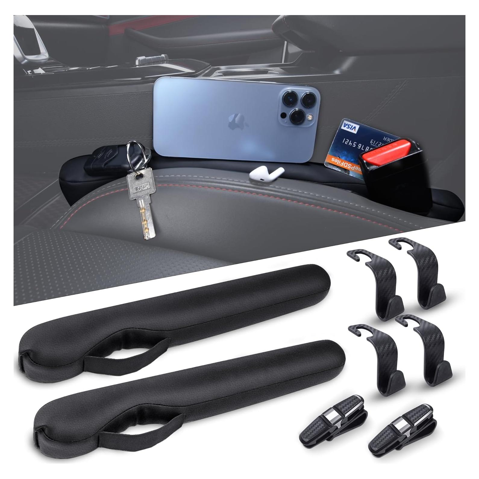 Relleno Espacio entre Asientos FreshJyney FJ01 Negro Universal