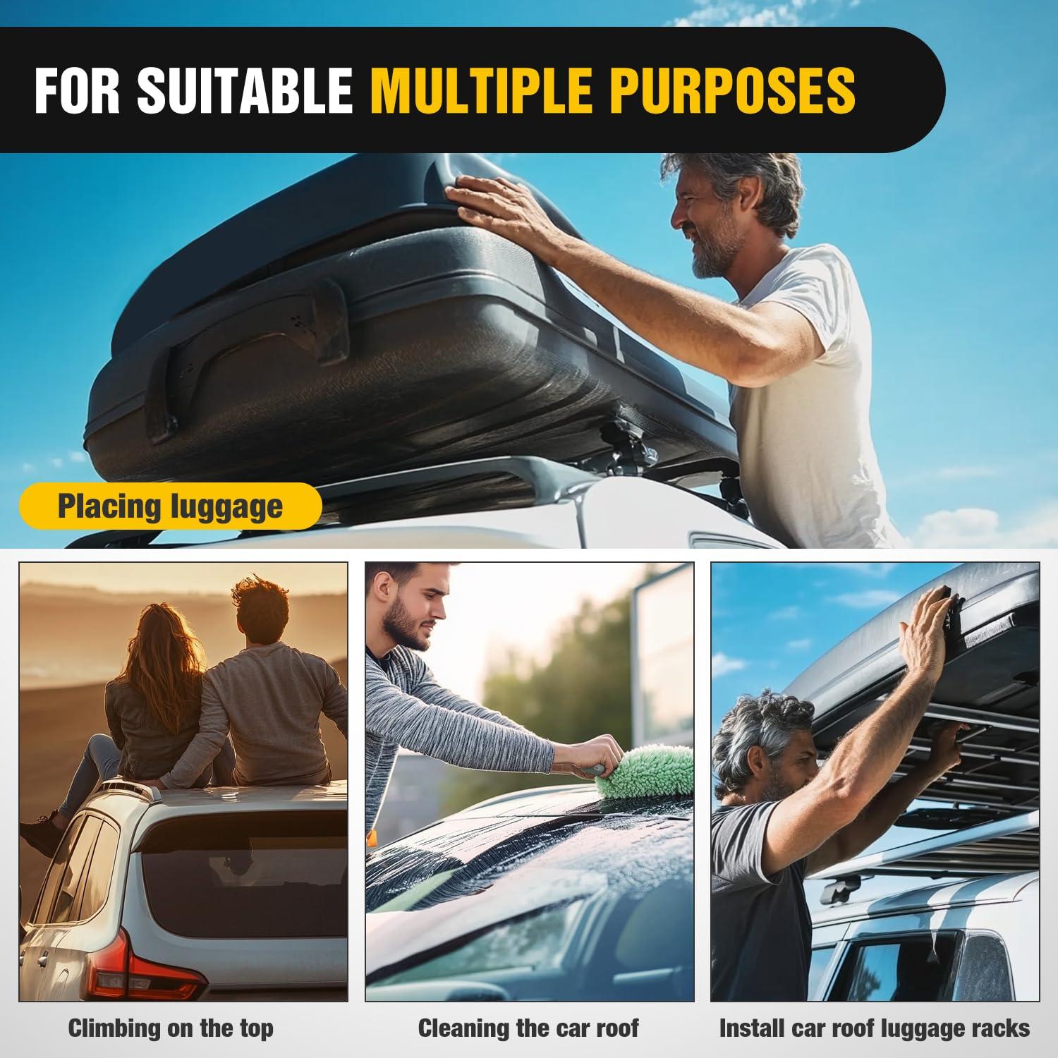 Escalón de puerta de coche Nilight ajustable de aluminio 227 kg