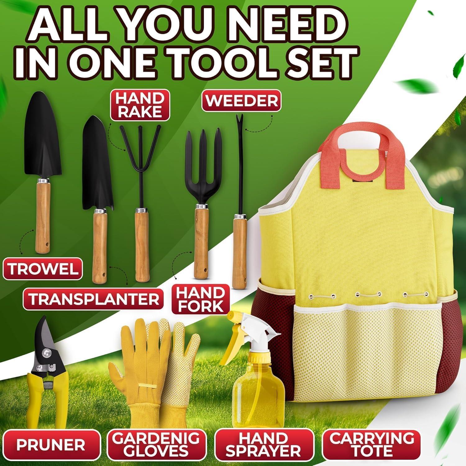 Juego de Herramientas de Jardín NADOBA 10 Piezas Ergonómicas