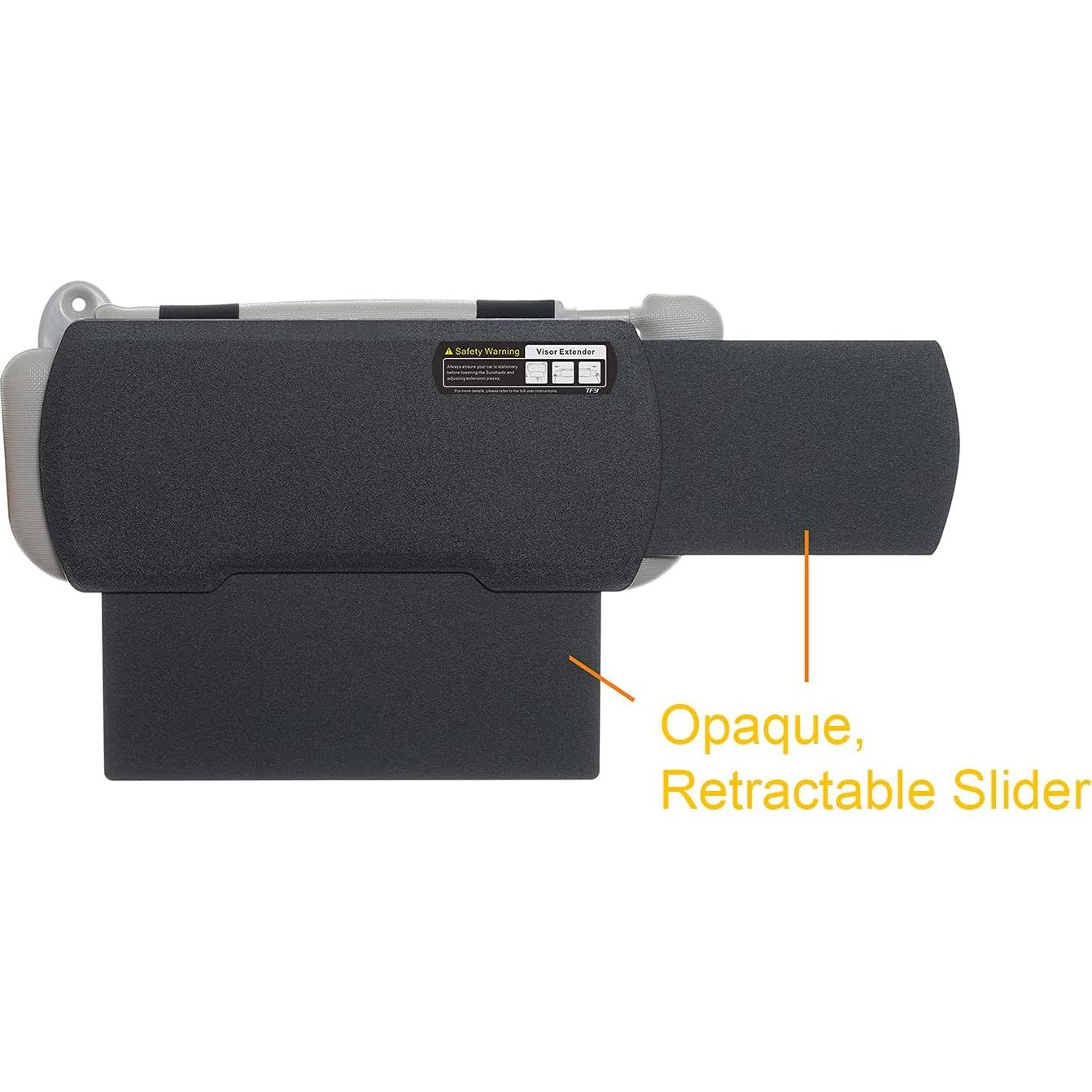 Extensor de Visera de Coche TFY Negro Anti-Deslumbrante