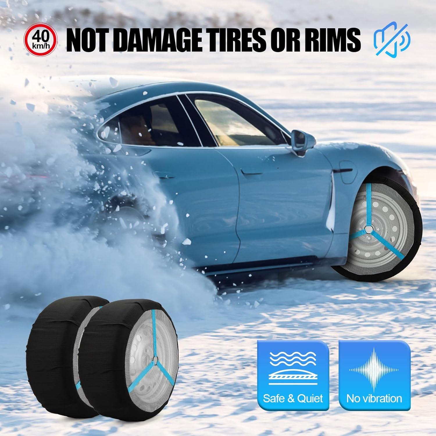 Calcetines de Nieve K-Musculo Medianos para SUV y Pickup