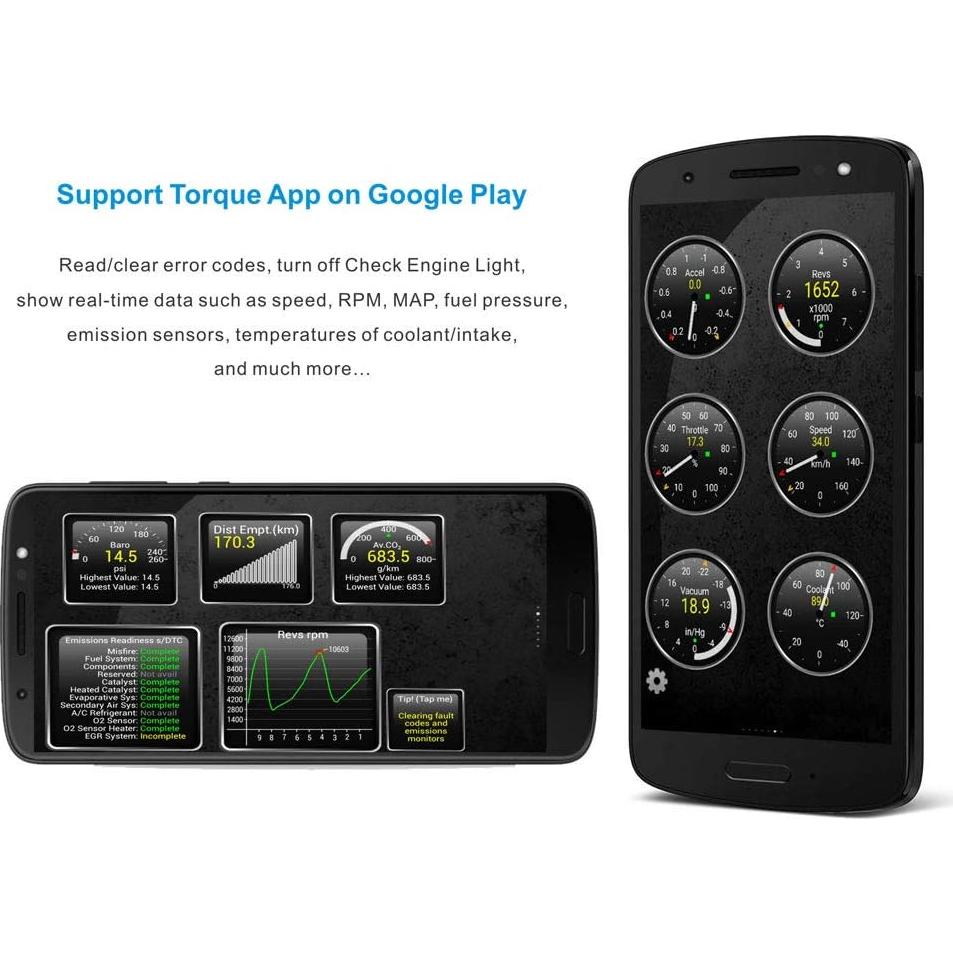 Escáner OBD2 Bluetooth Panlong para Android - Lector de Códigos