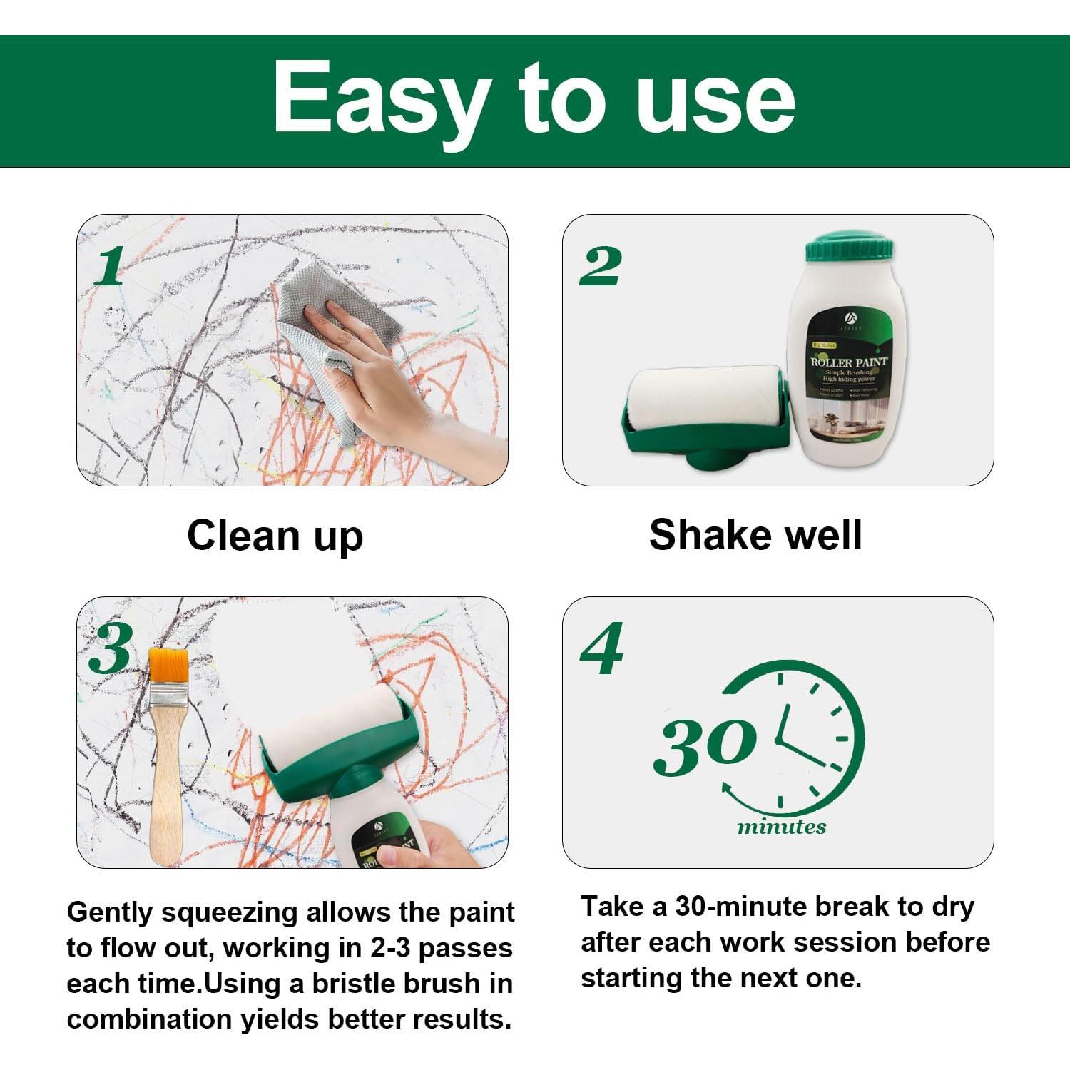 Pintura Blanca para Paredes Anirun 1000g - Secado Rápido