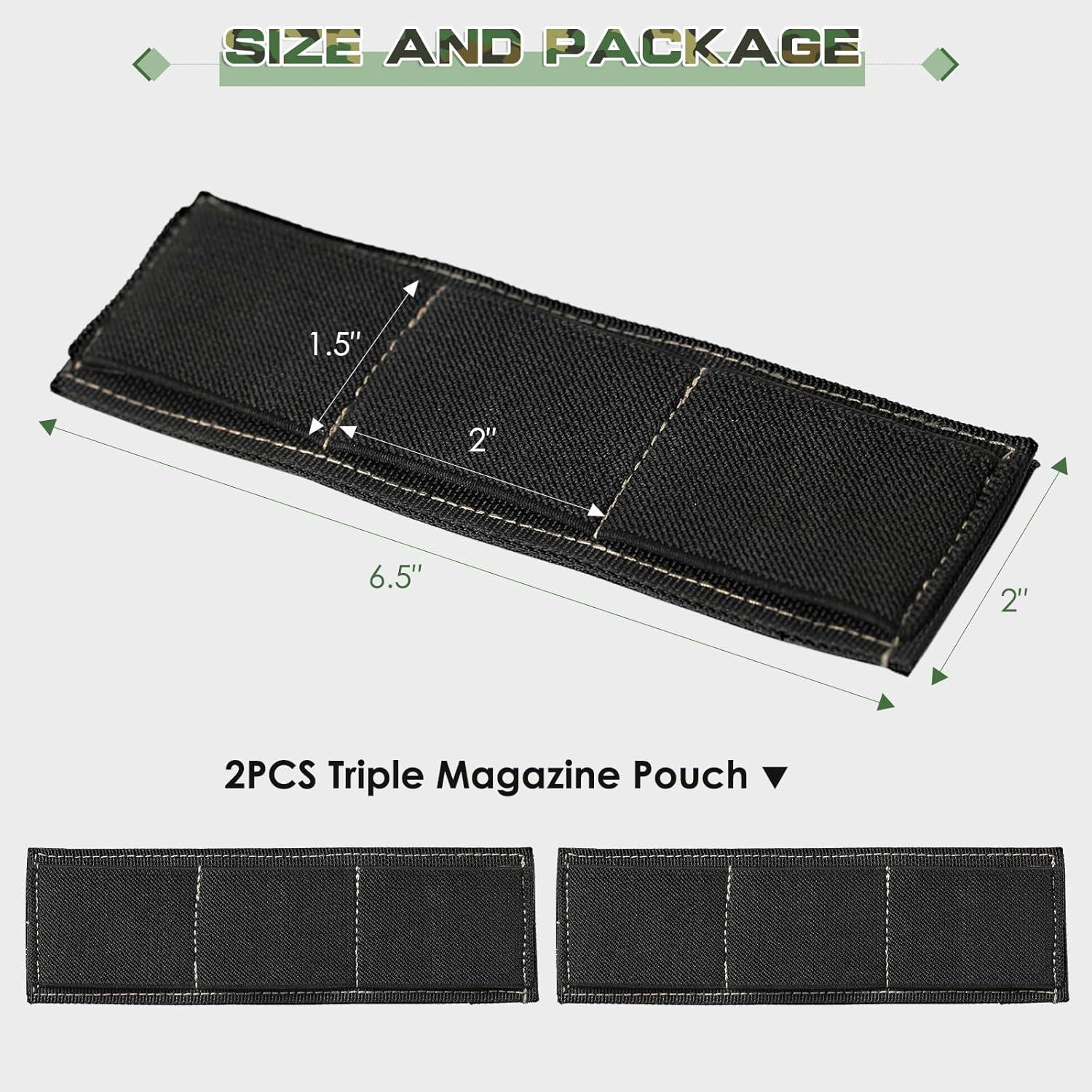 Soporte de Triple Revista OCQOTAT Negro - 2 Paquetes