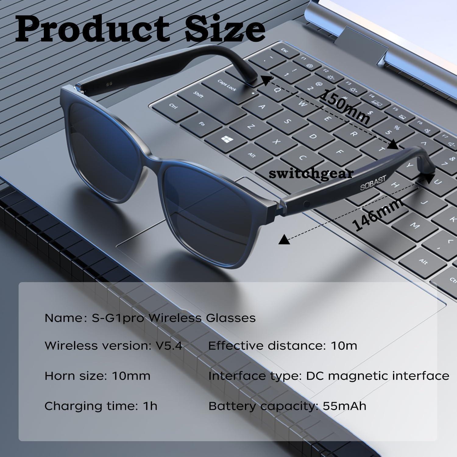 Gafas de Traducción Inalámbricas SOBAST G1 AI 110+ Idiomas