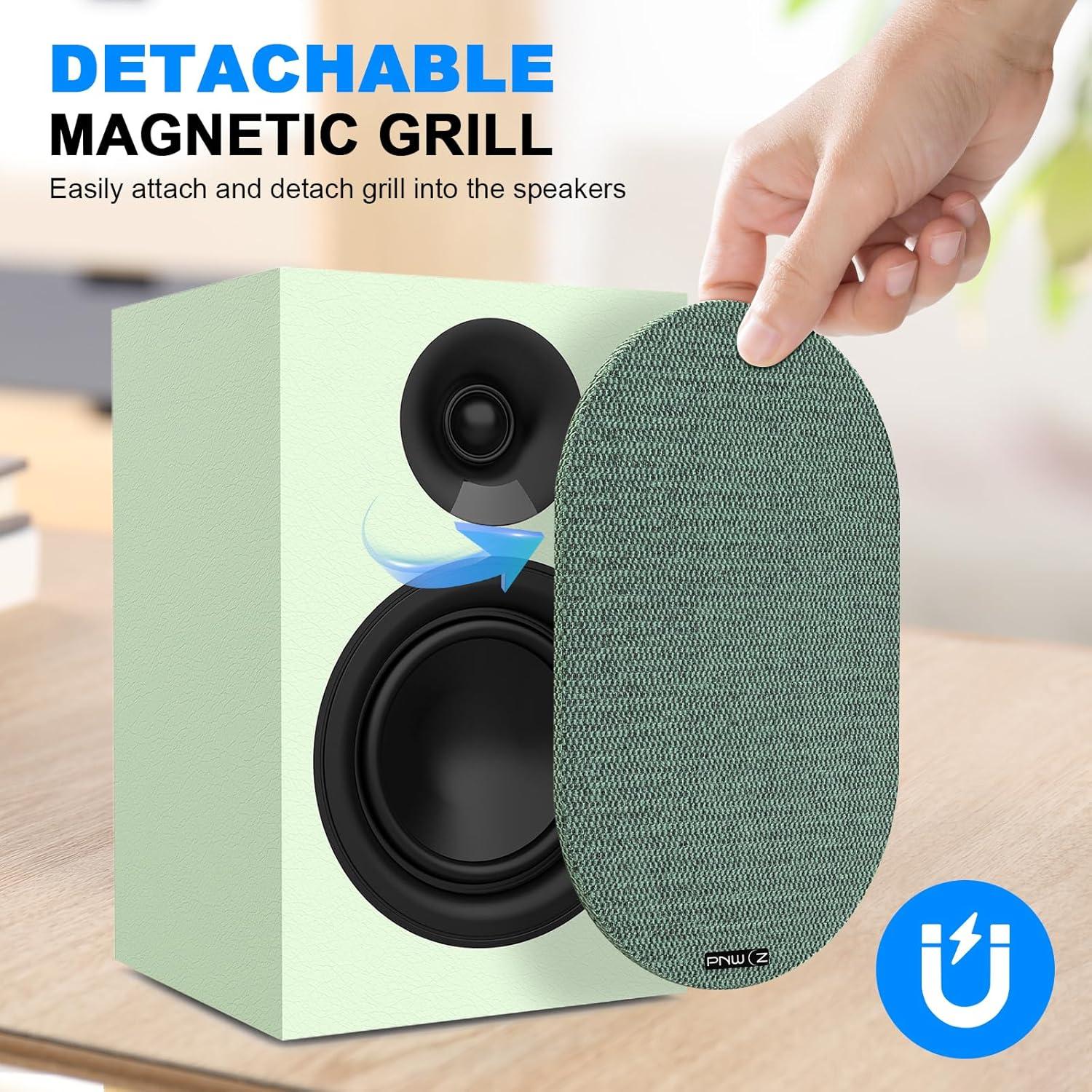 Altavoces de Estantería Pasivos PNWCZ 5.25" Verde Aguacate Hi-Fi