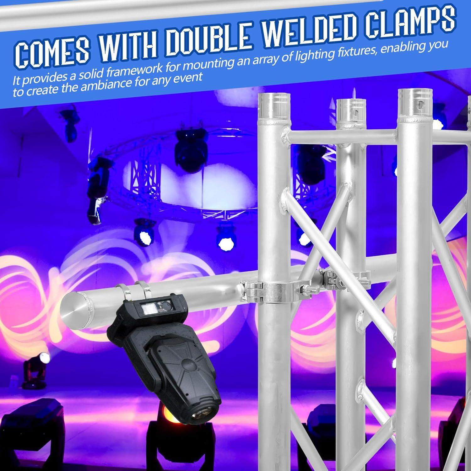 Tubo de Truss de Aluminio 101.6 cm con Doble Abrazadera