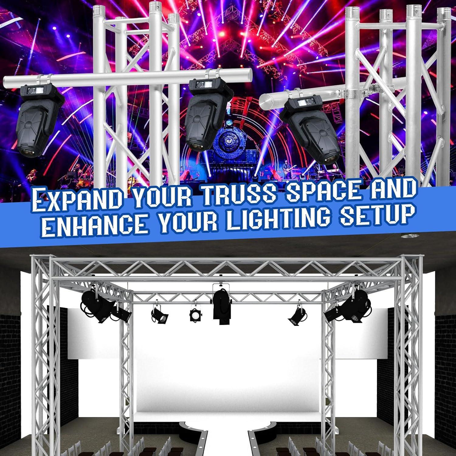 Tubo de Truss de Aluminio 101.6 cm con Doble Abrazadera