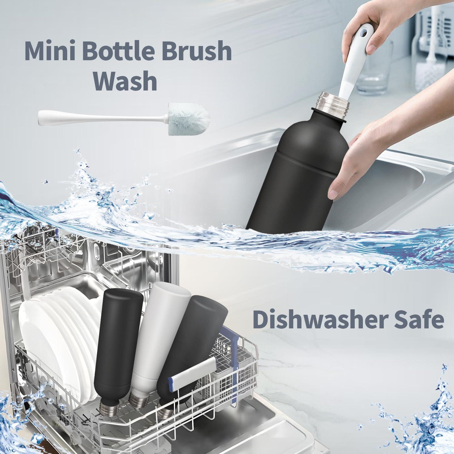 Botella de Acero Inoxidable 1L Parateck para Sodastream