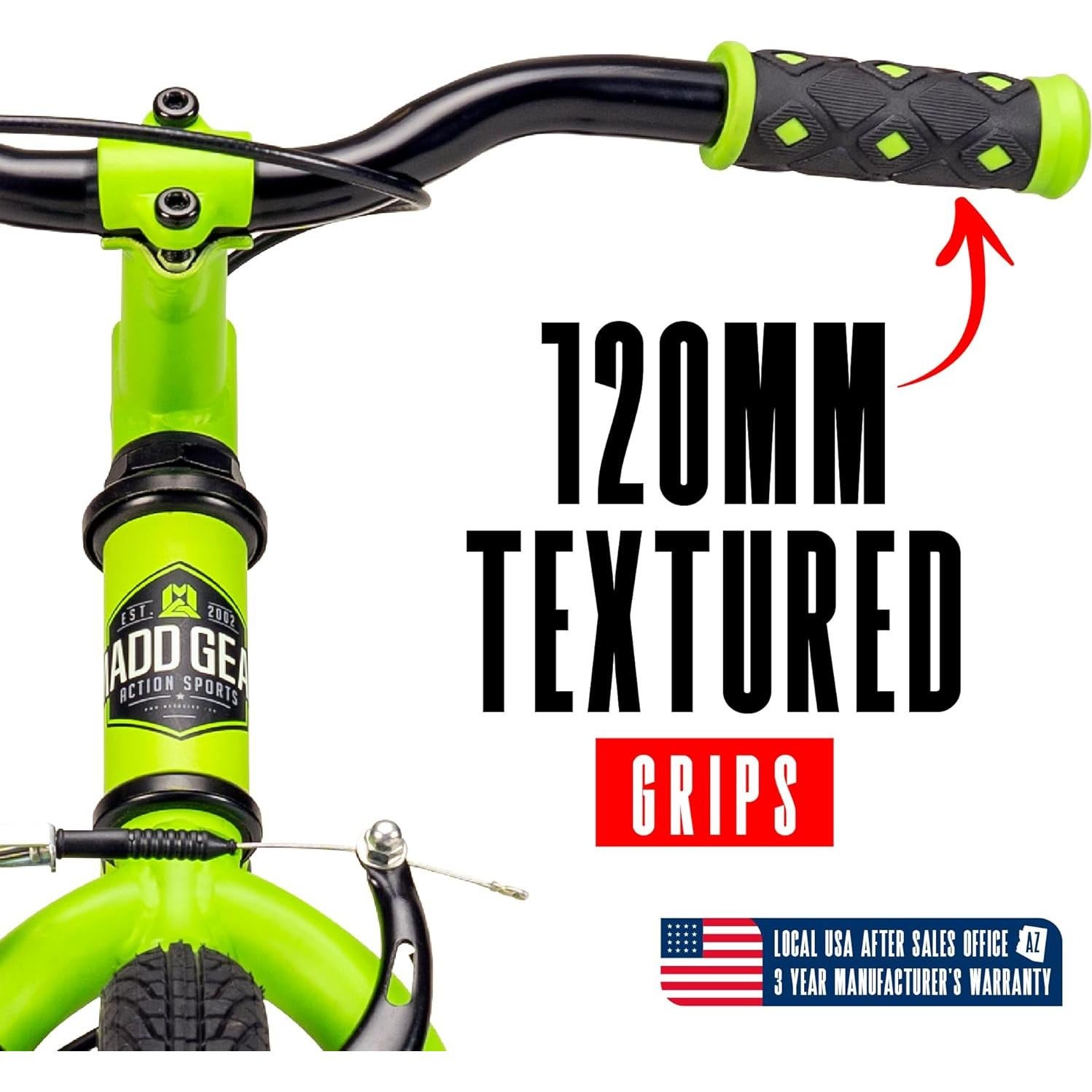 Triciclo Drift Madd Gear Verde 16" (40.64 cm) Ajustable