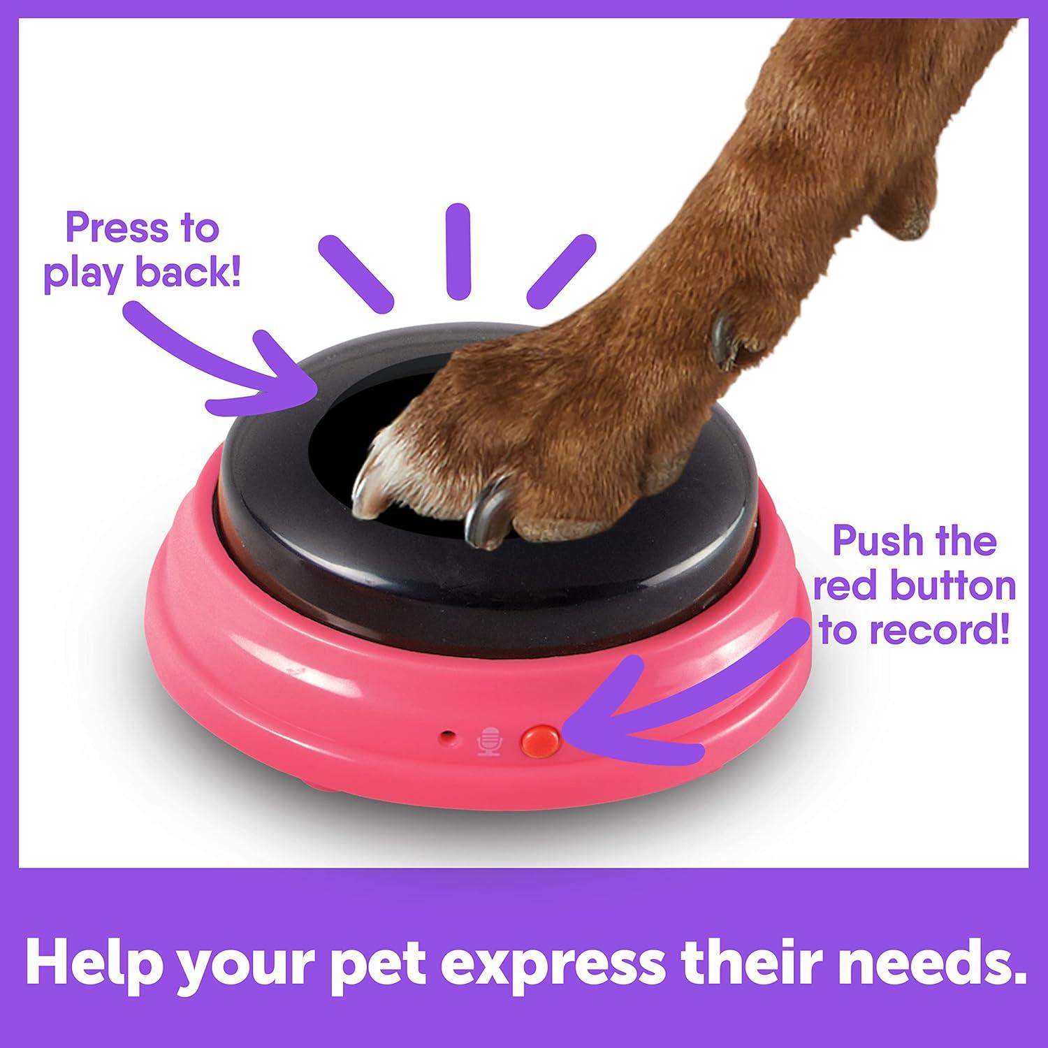 Botones de Habla para Mascotas Hambre Por Palabras - Set de 3