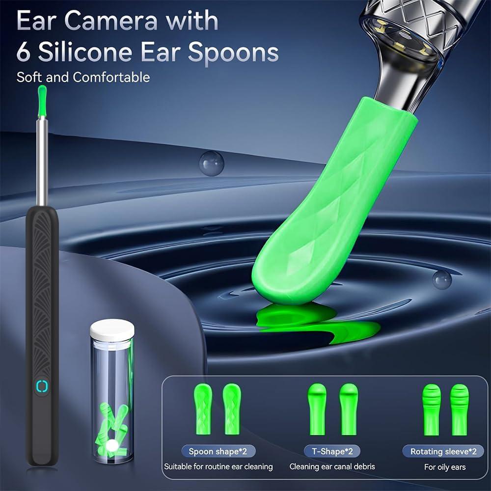Kit de Limpieza de Oídos CZYJPRL con Cámara 1080P y 8 Piezas