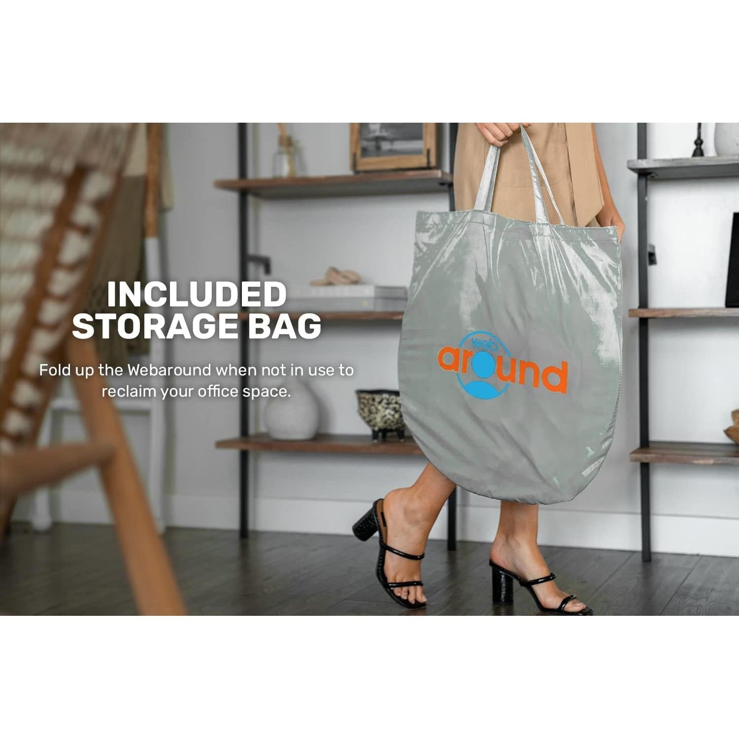 Fondo de Webcam Plegable Webaround Mega 160 cm Gris