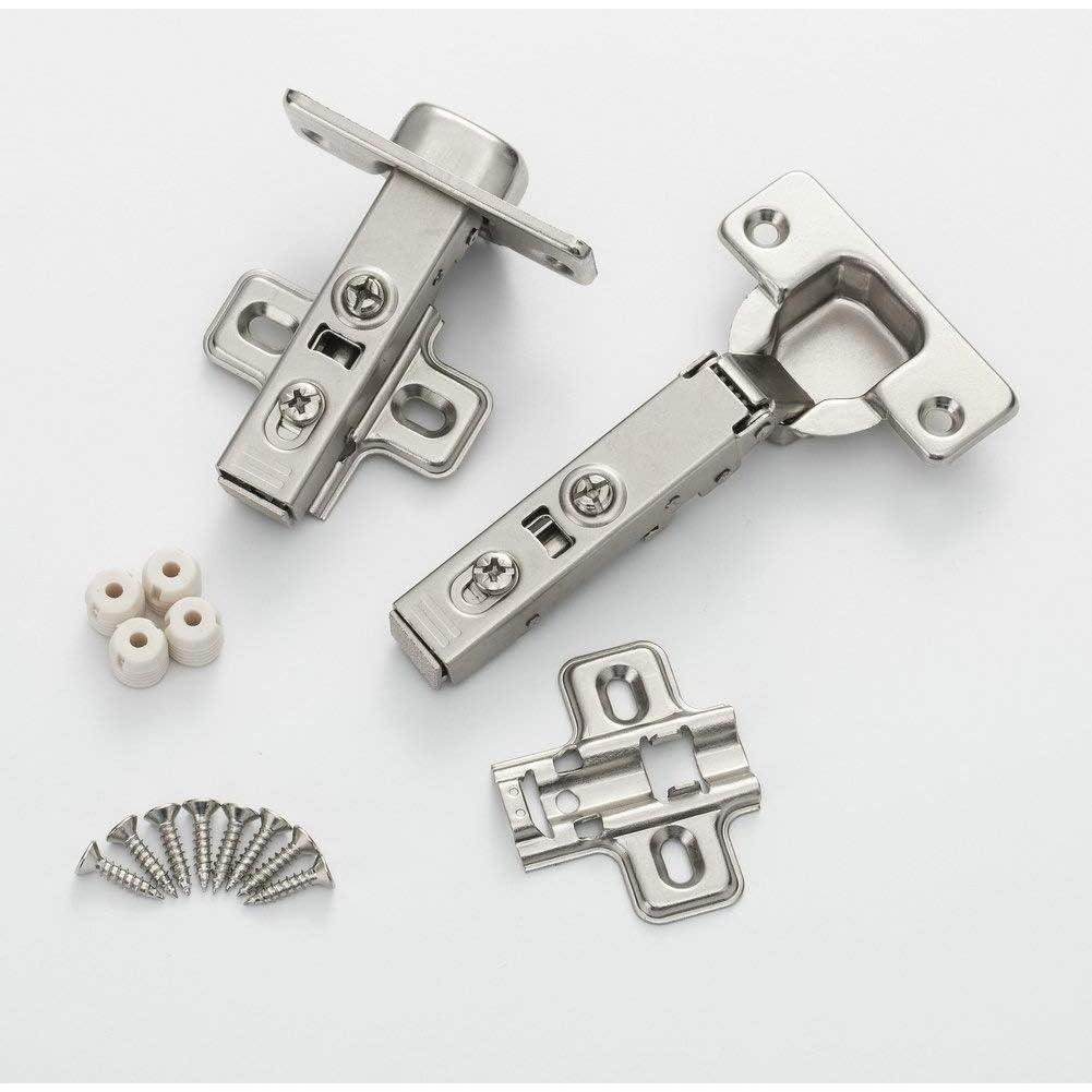 Bisagras Ocultas de Gabinete Luokim 2 Piezas Cierre Suave 105°