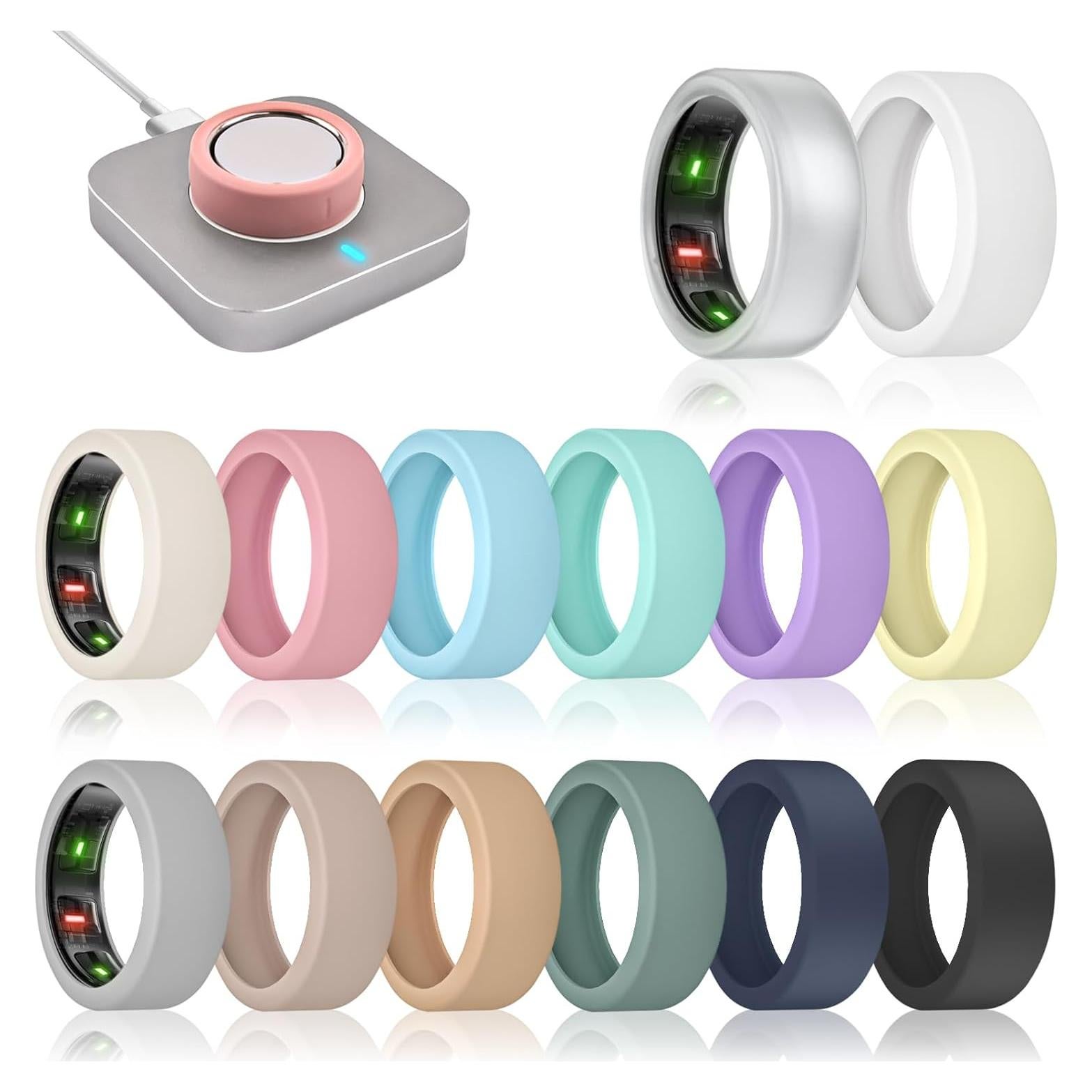 Cubiertas de Anillo Sylacor para Oura Ring Gen 4/3 - 14 Pzas