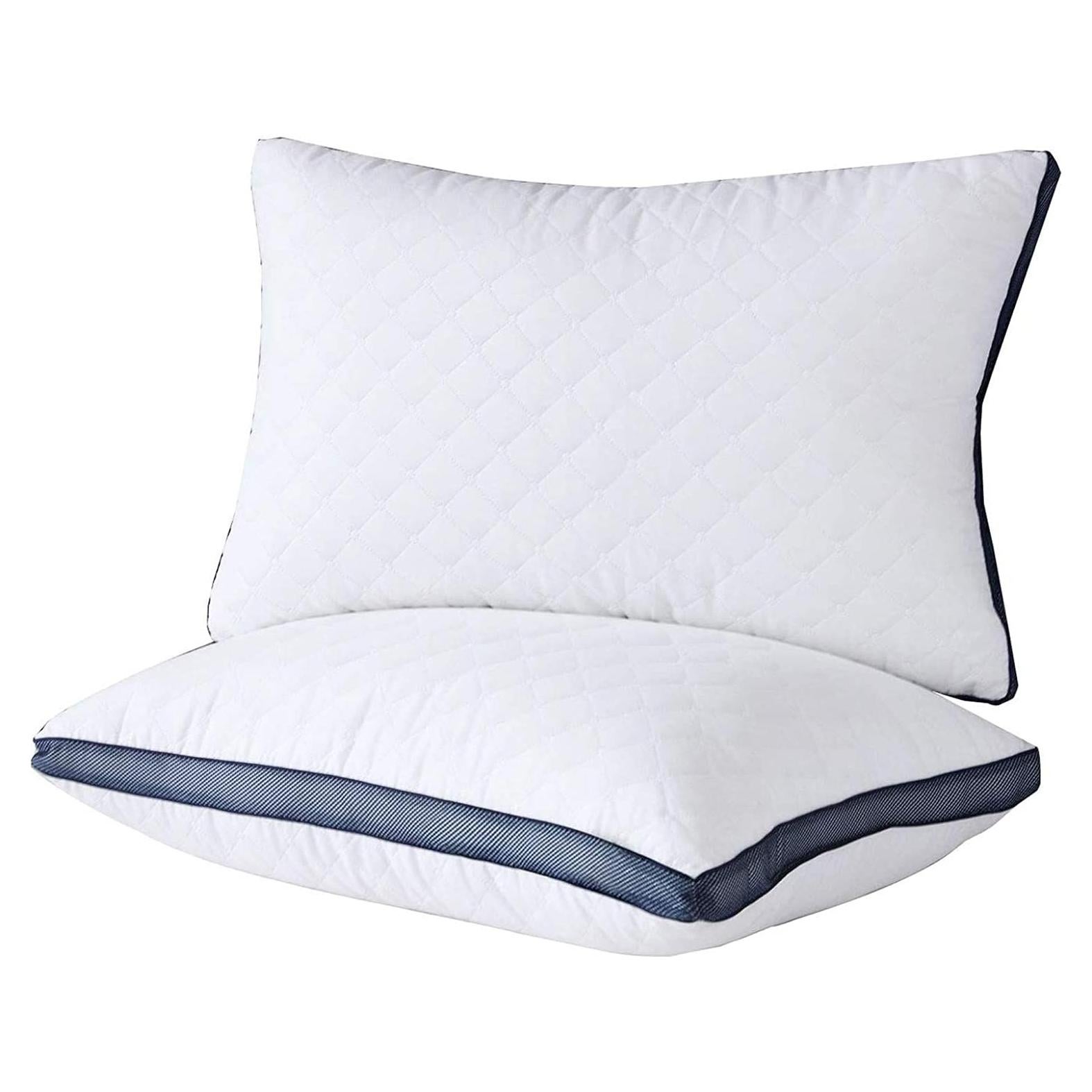 Almohadas de Cama Meoflaw Estándar (Paquete de 2) Microfibra