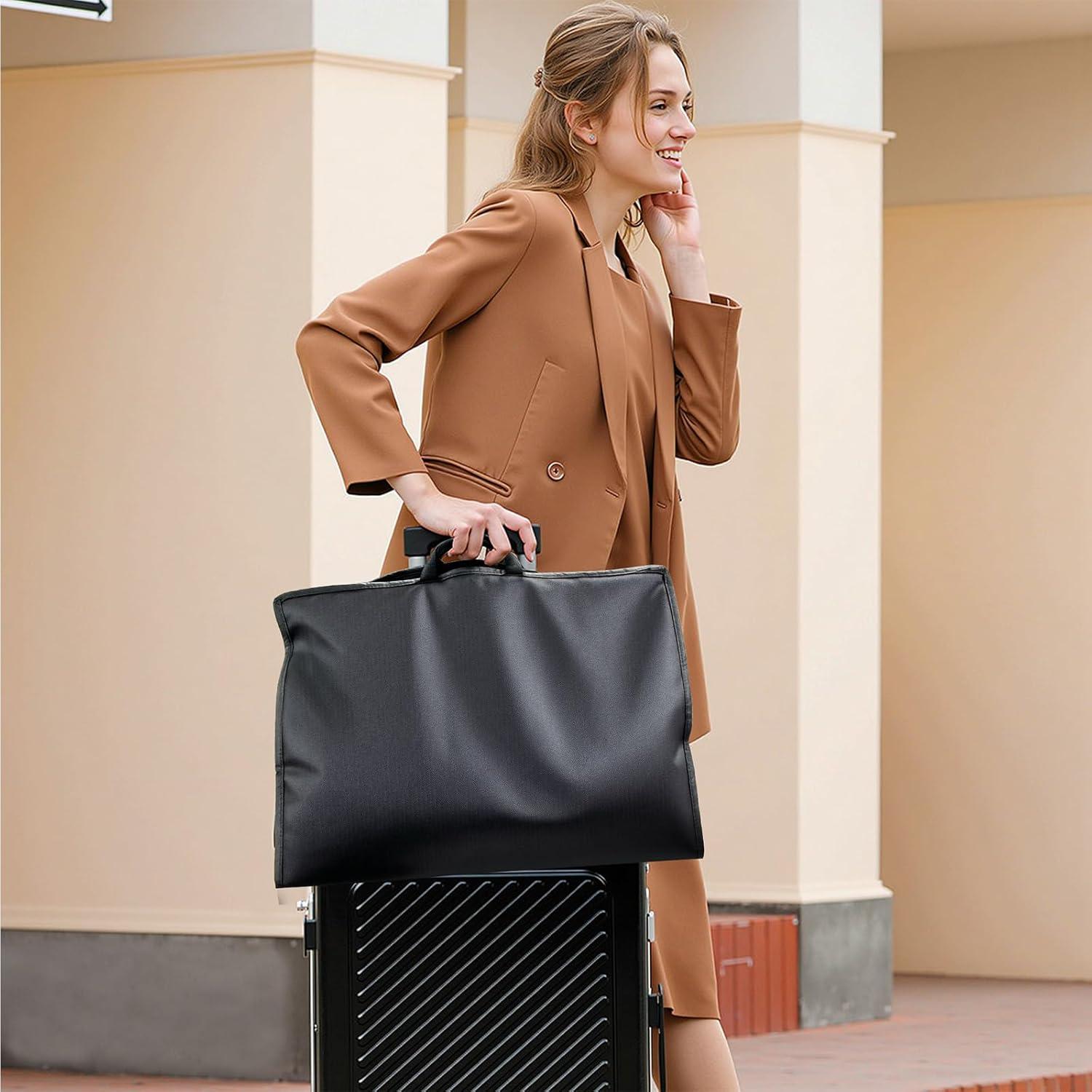 Bolsa de Viaje para Traje GOIUEDBZ 109 cm Negra Plegable