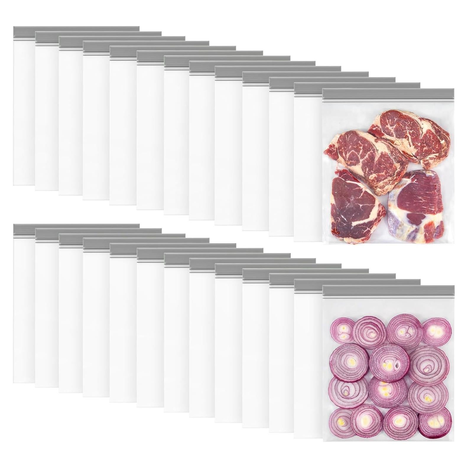 Bolsas Reutilizables de Congelador Lerine 26 Unidades 3.78L