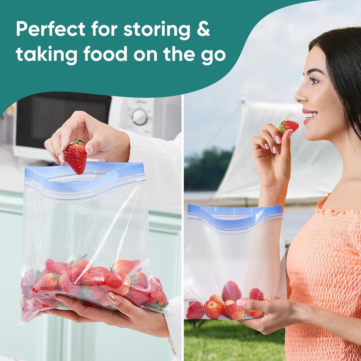 Bolsas Reutilizables de Congelador Lerine 26 Unidades 3.78L