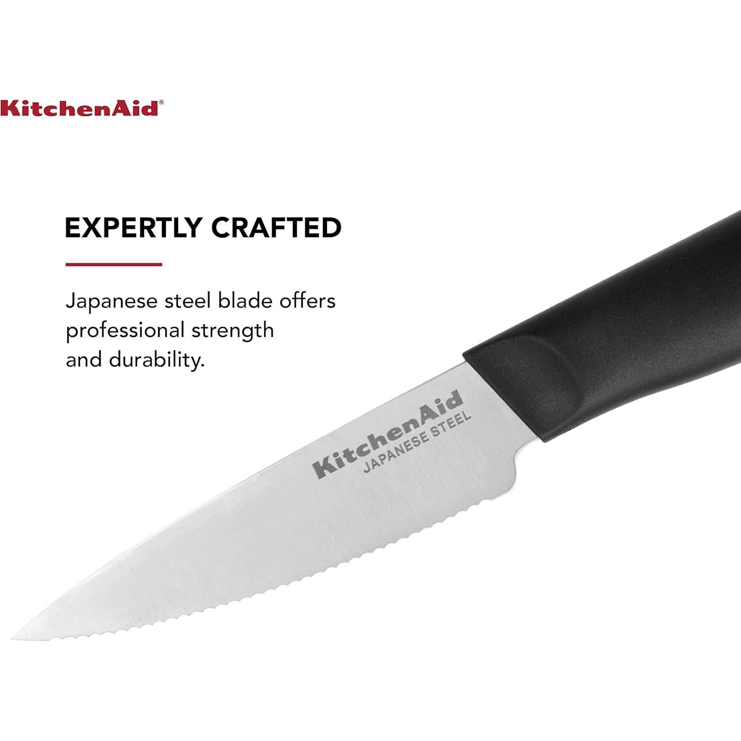 Cuchillo de Pelar Serrado KitchenAid 8.89 cm Acero Inoxidable