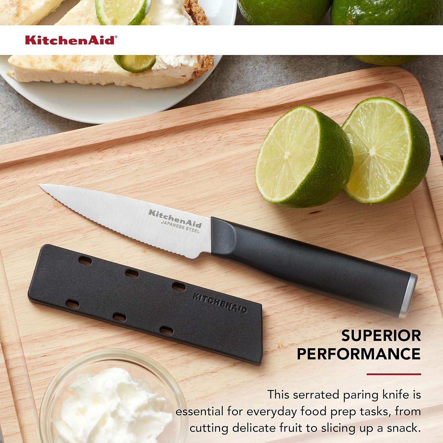 Cuchillo de Pelar Serrado KitchenAid 8.89 cm Acero Inoxidable