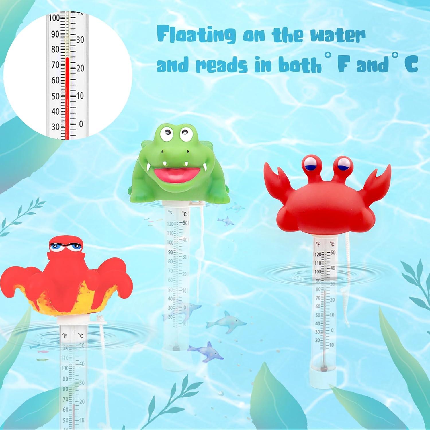 Termómetro Flotante para Piscina XY-WQ Pulpo Grande