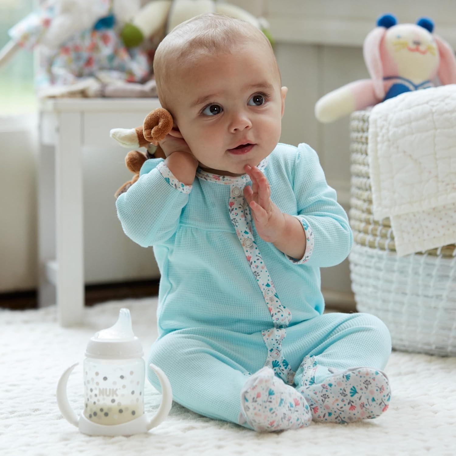 Set de Regalo NUK Smooth Flow Anti-Cólicos 4 Biberones y Chupetes