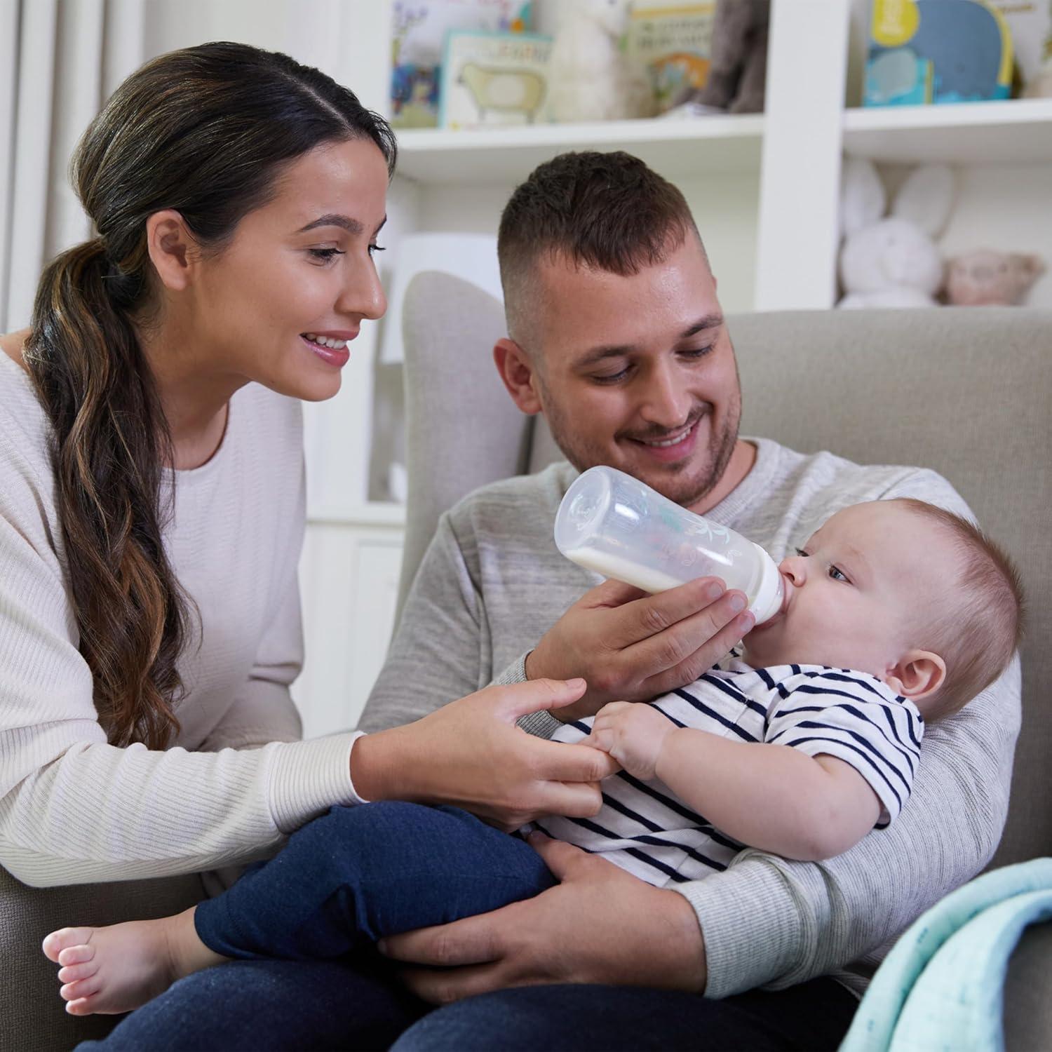 Set de Regalo NUK Smooth Flow Anti-Cólicos 4 Biberones y Chupetes