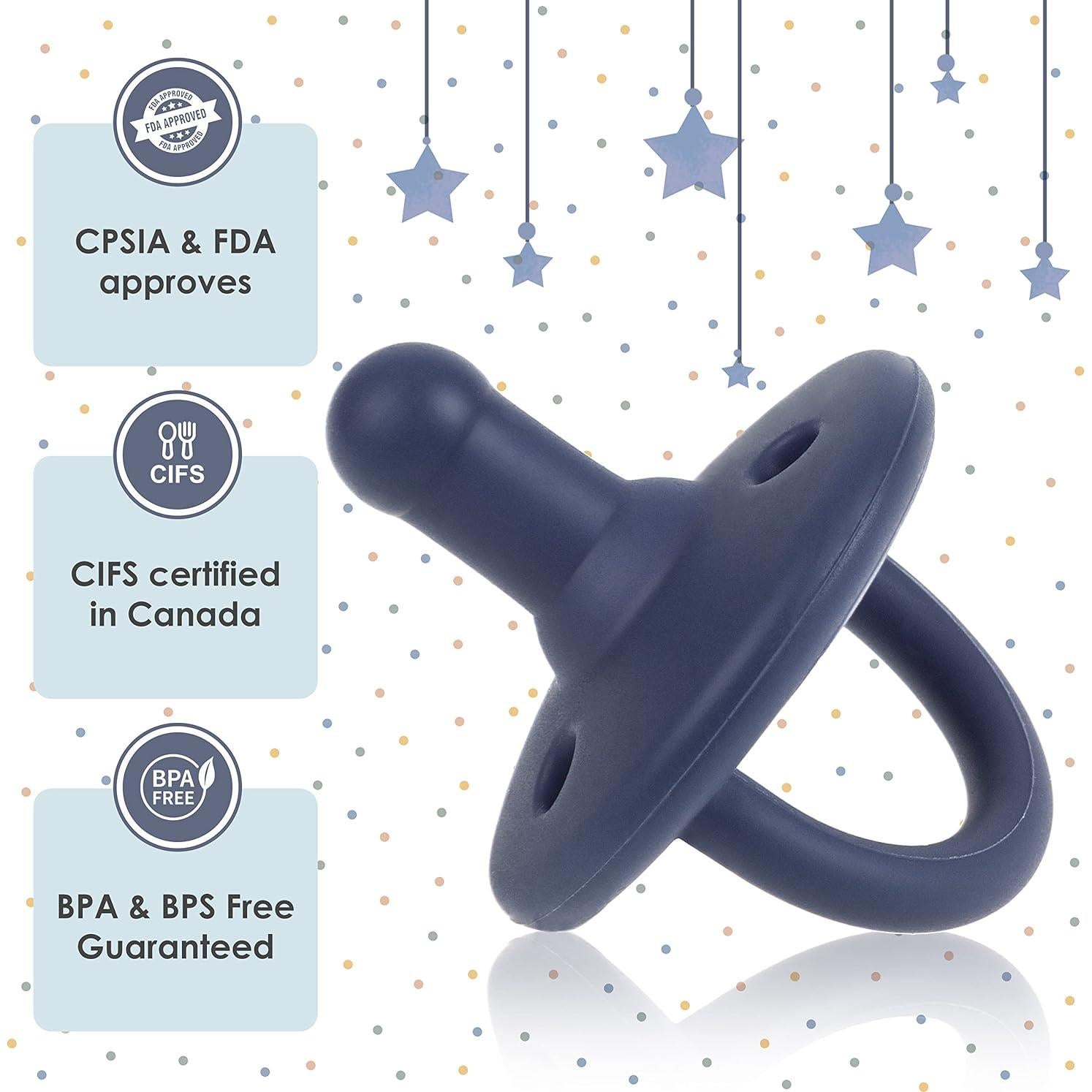 Chupetes Sweet Child 0-18 Meses Set de 6 Silicona Segura