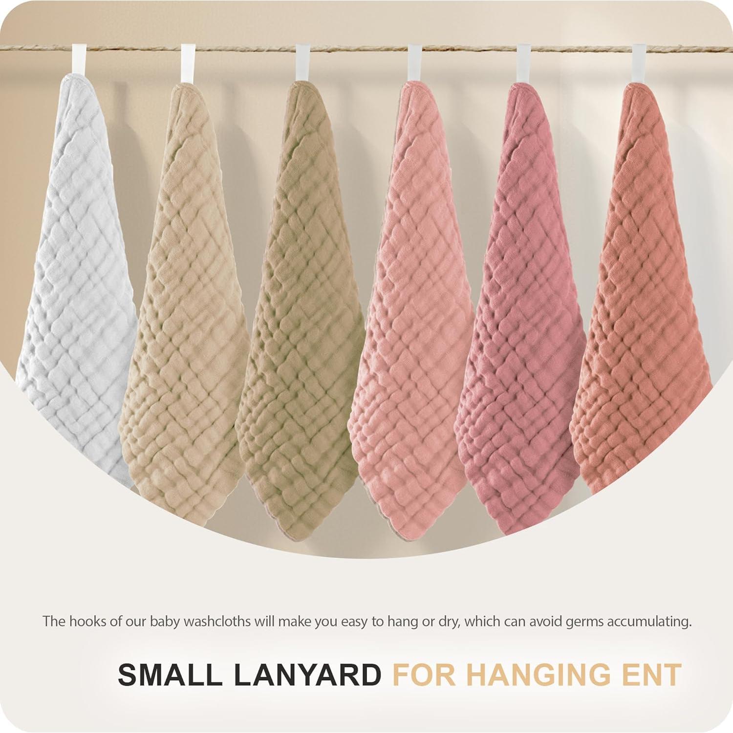 Toallitas de Baño para Bebés Cuddle Campus 6 Paquetes 30x30 cm