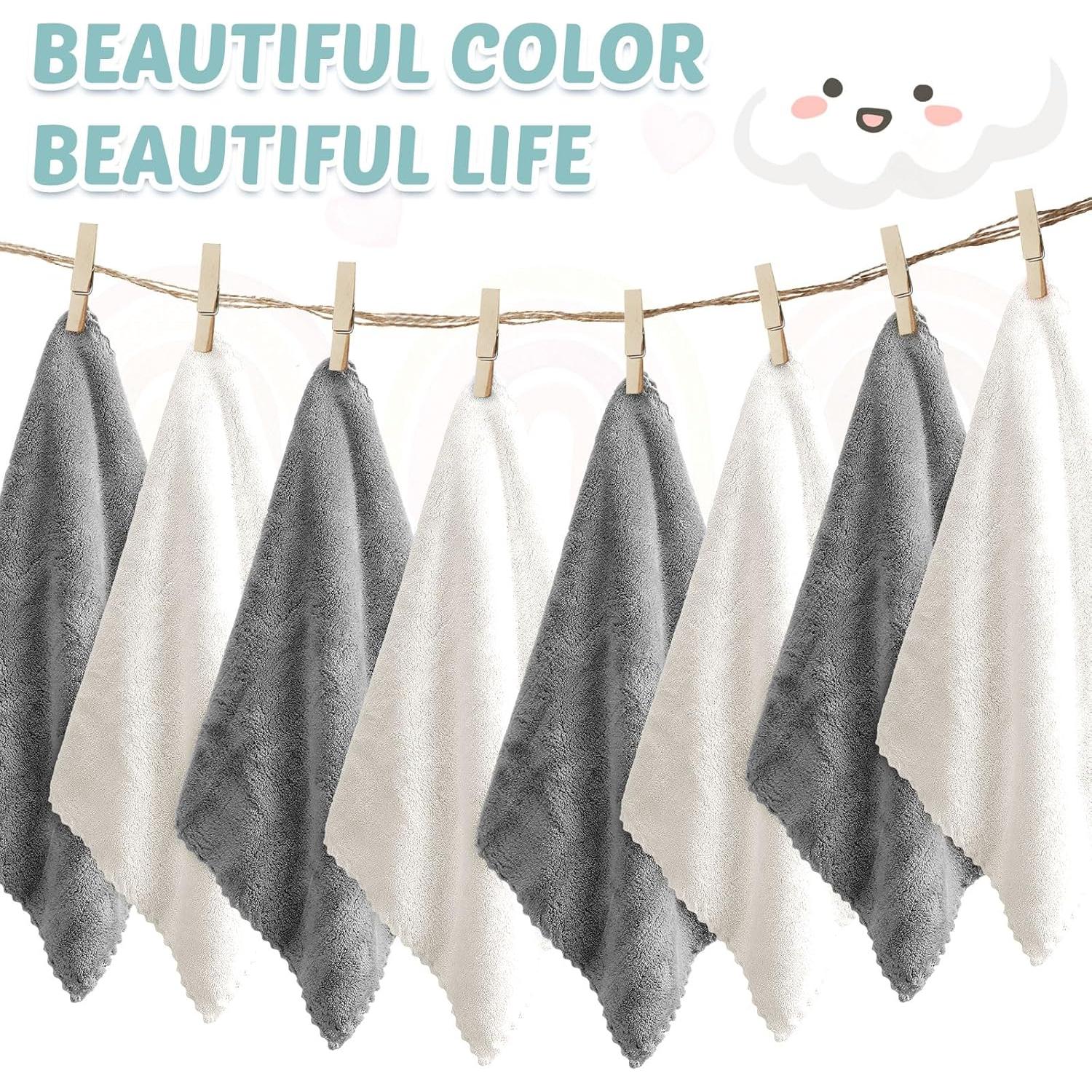 Paños de Baño para Bebés Newwiee 120 Piezas Microfibra Suave