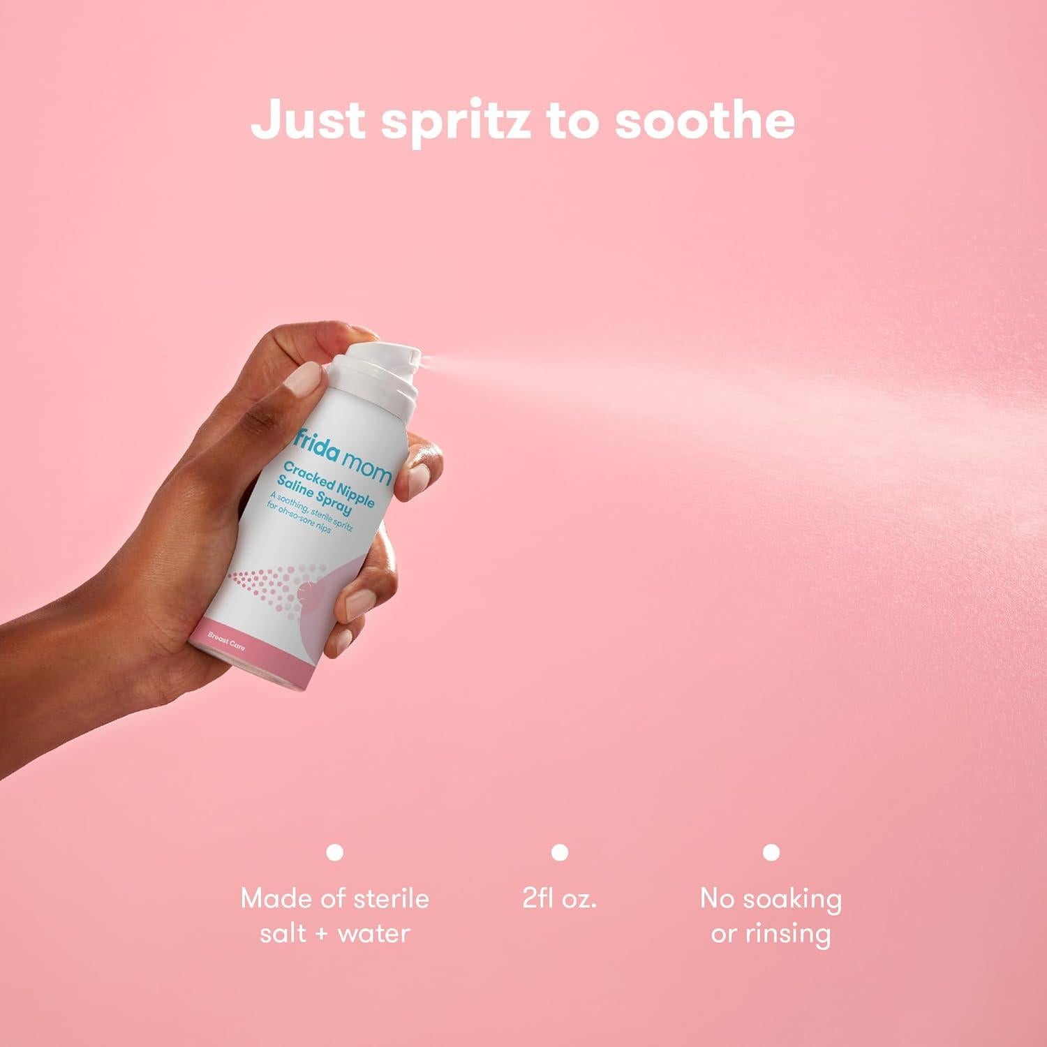 Spray Salino FridaMom 60 ml para Pezones Agrietados