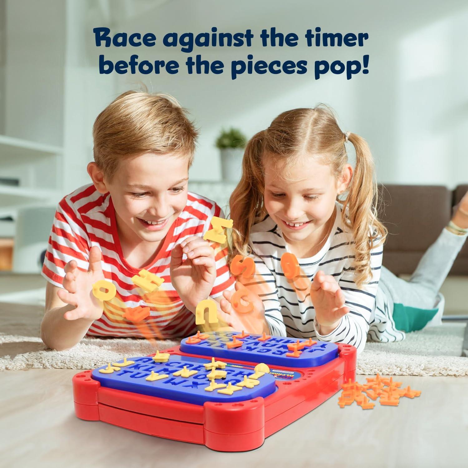 Juego de Mesa Pop Up Winning Fingers - Rompecabezas Alfabeto 0.9kg