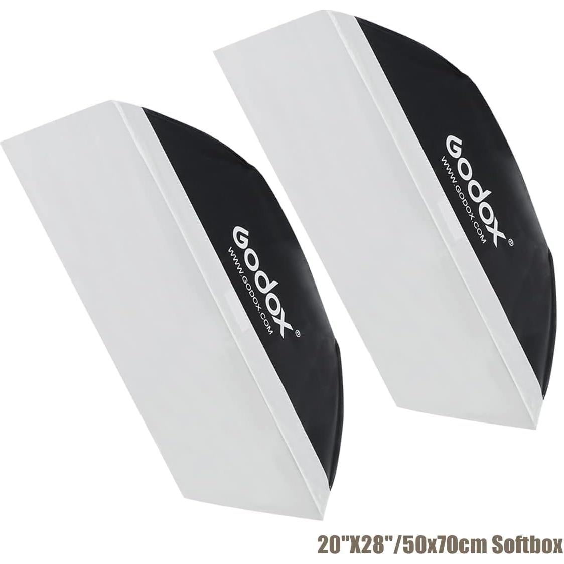 Kit de Flash de Estudio Godox K180A con 2 Softbox 180W