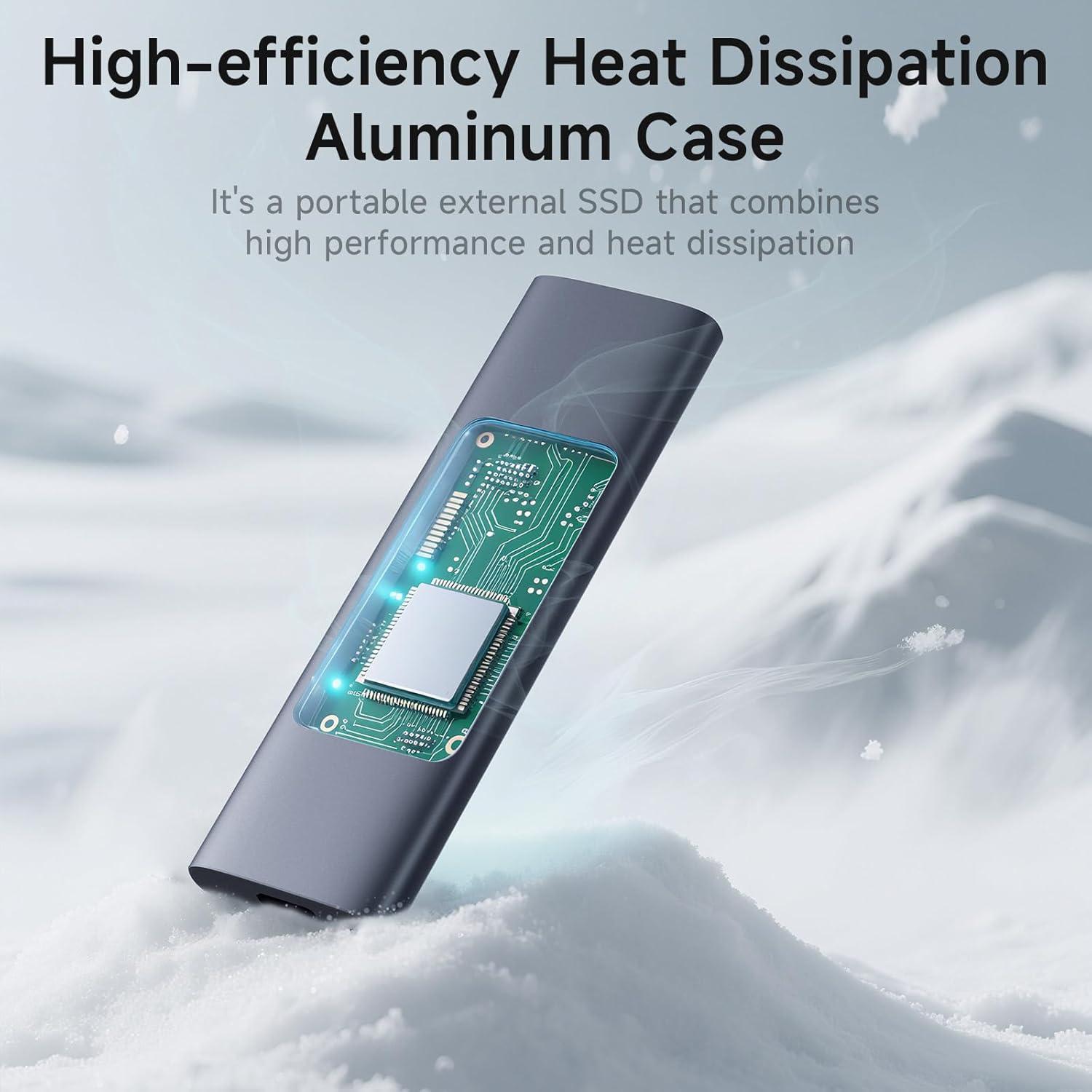 SSD Externo fanxiang PS1008 500GB USB 3.2 Gen2 1000MB/s