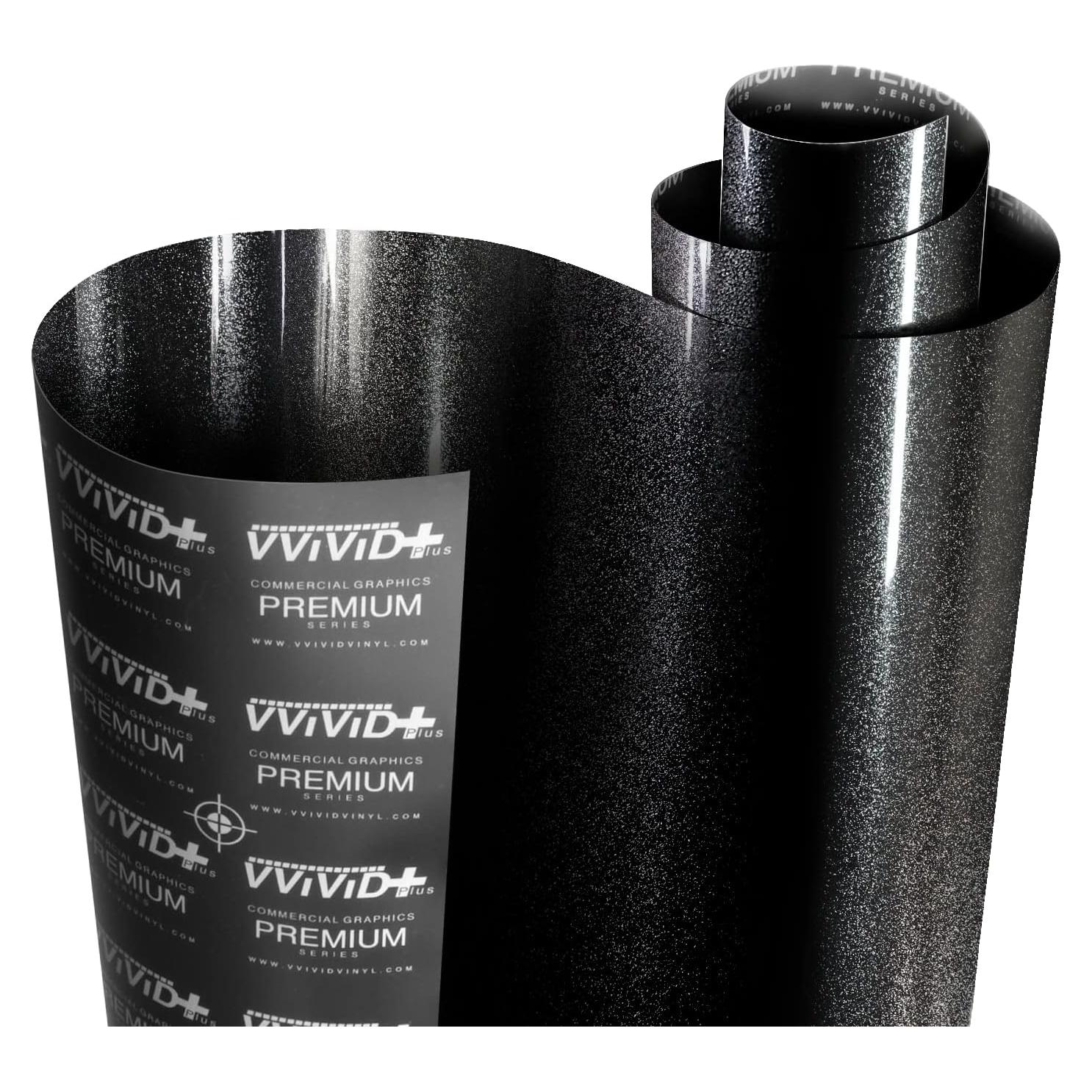 Vinilo de Envoltura VViViD Ultra Gloss 0.30m x 1.52m Negro