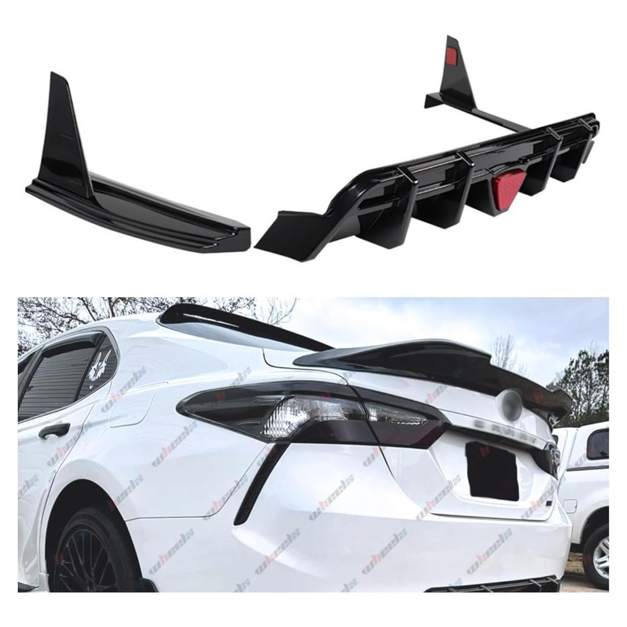 Difusor Trasero WheelX con Luz de Freno LED Toyota Camry 2018-2023