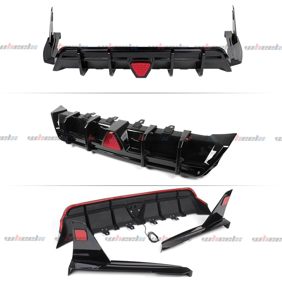 Difusor Trasero WheelX con Luz de Freno LED Toyota Camry 2018-2023